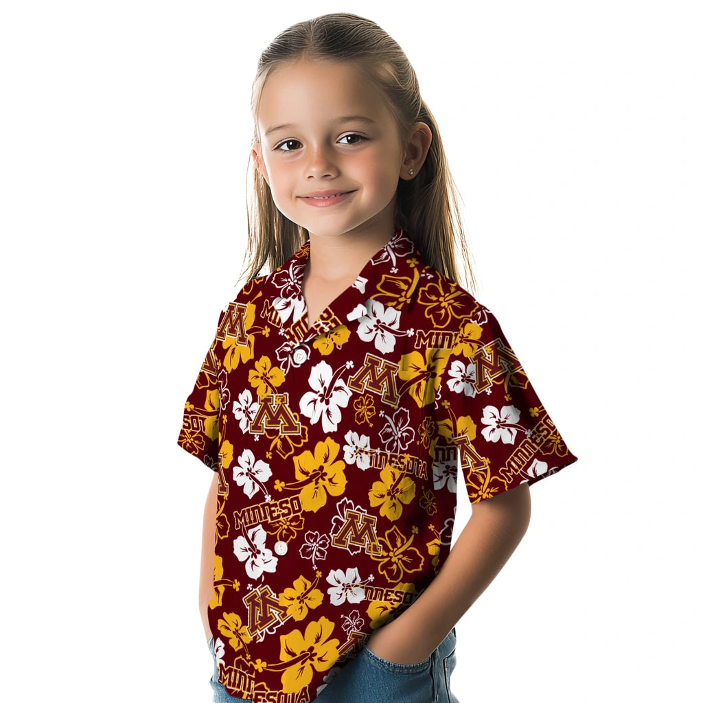 Minnesota Golden Gophers Hibiscus Bloom Hawaiian Shirt – Moonbestprint