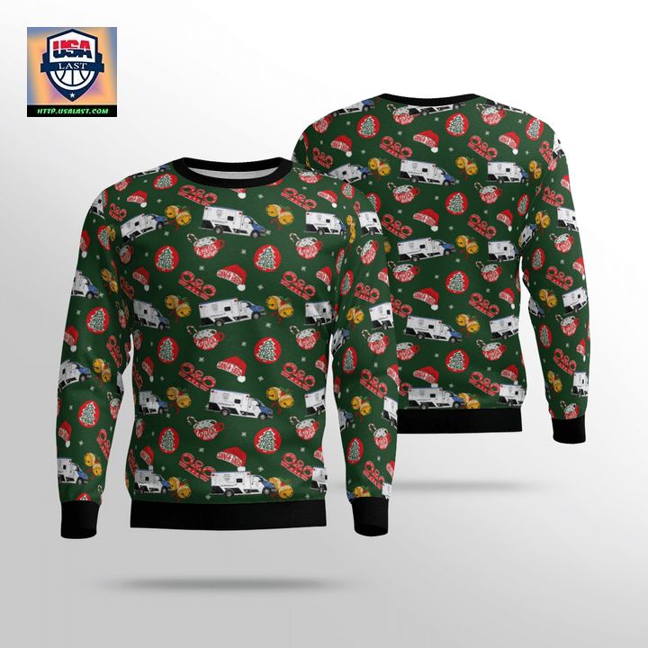 Minnesota Mayo Clinic Ambulance Service AOP Sweater ? Usalast