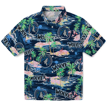 Minnesota Timberwolves Flamingo Retreat 2026 Hawaiian Shirt – Moonbestprint