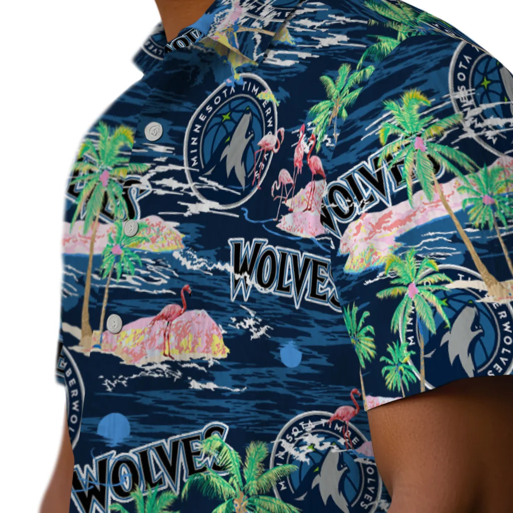 Minnesota Timberwolves Flamingo Retreat 2026 Hawaiian Shirt – Moonbestprint