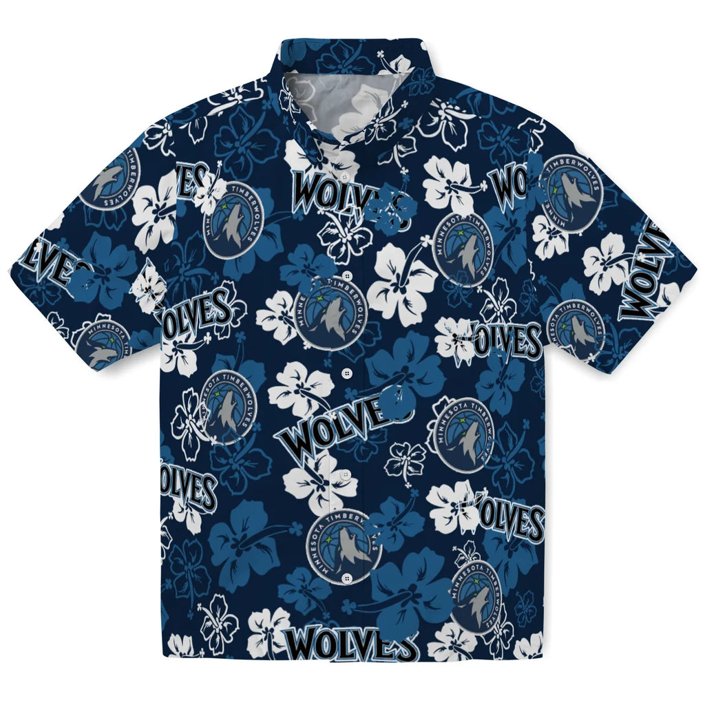 Minnesota Timberwolves Hibiscus Bloom Hawaiian Shirt – Moonbestprint