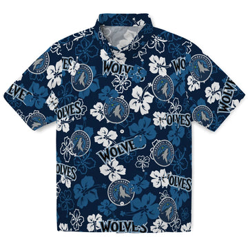 Minnesota Timberwolves Hibiscus Bloom Hawaiian Shirt – Moonbestprint