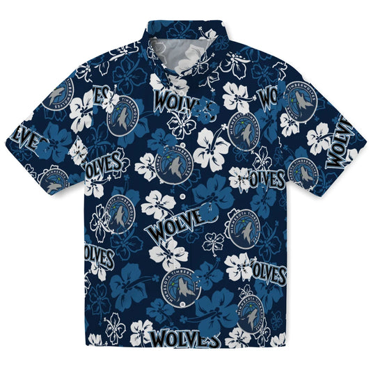 Minnesota Timberwolves Hibiscus Bloom Hawaiian Shirt – Moonbestprint