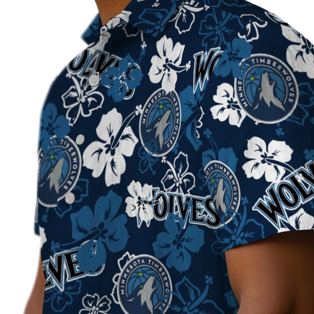 Minnesota Timberwolves Hibiscus Bloom Hawaiian Shirt – Moonbestprint