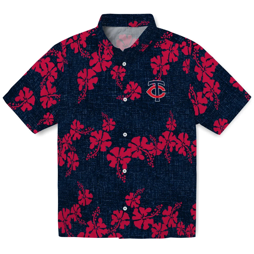 Minnesota Twins Hawaiian Shirt - 50th State Flower | Moonbestprint