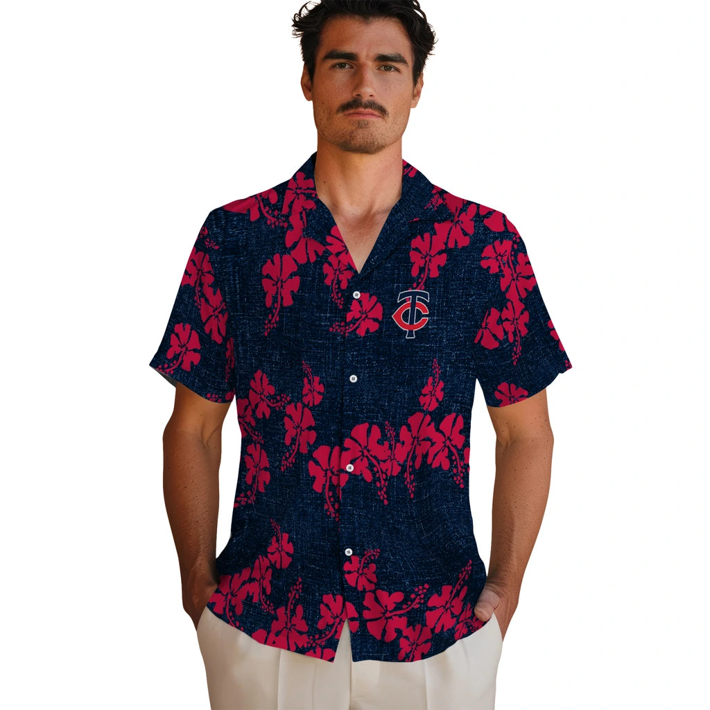Minnesota Twins Hawaiian Shirt - 50th State Flower | Moonbestprint