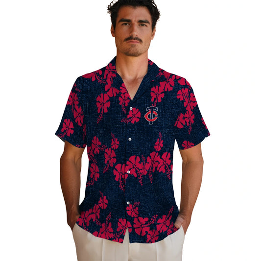 Minnesota Twins Hawaiian Shirt - 50th State Flower | Moonbestprint