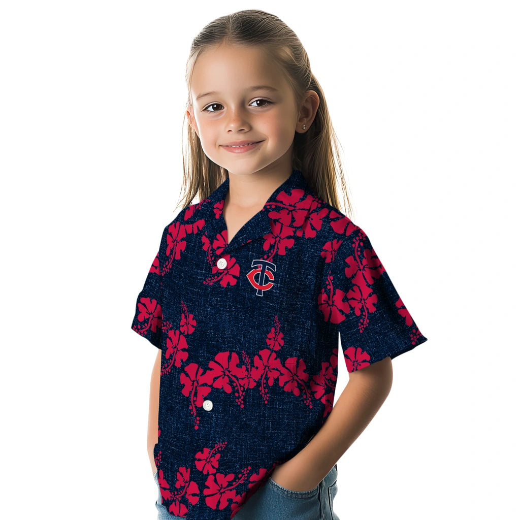 Minnesota Twins Hawaiian Shirt - 50th State Flower | Moonbestprint