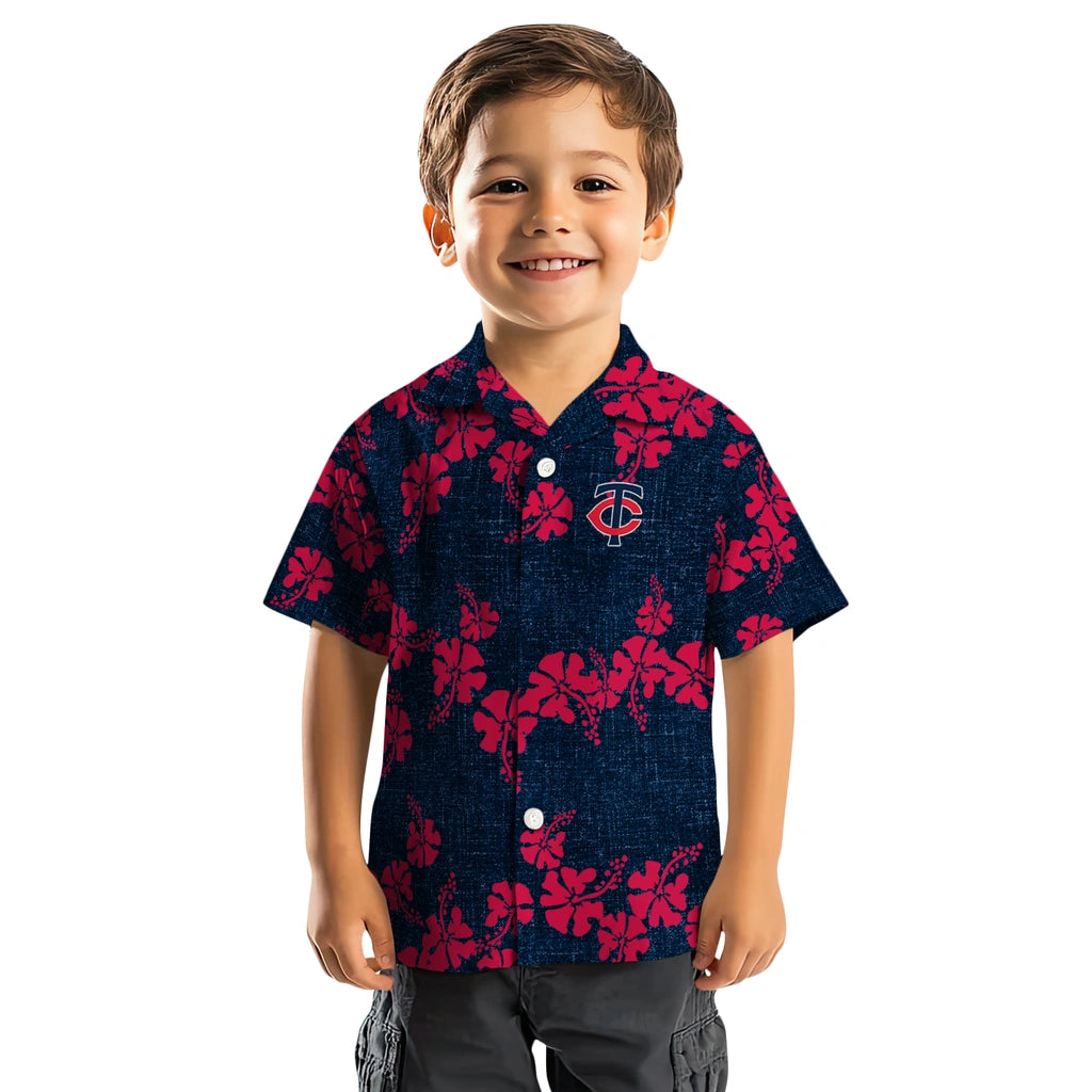 Minnesota Twins Hawaiian Shirt - 50th State Flower | Moonbestprint