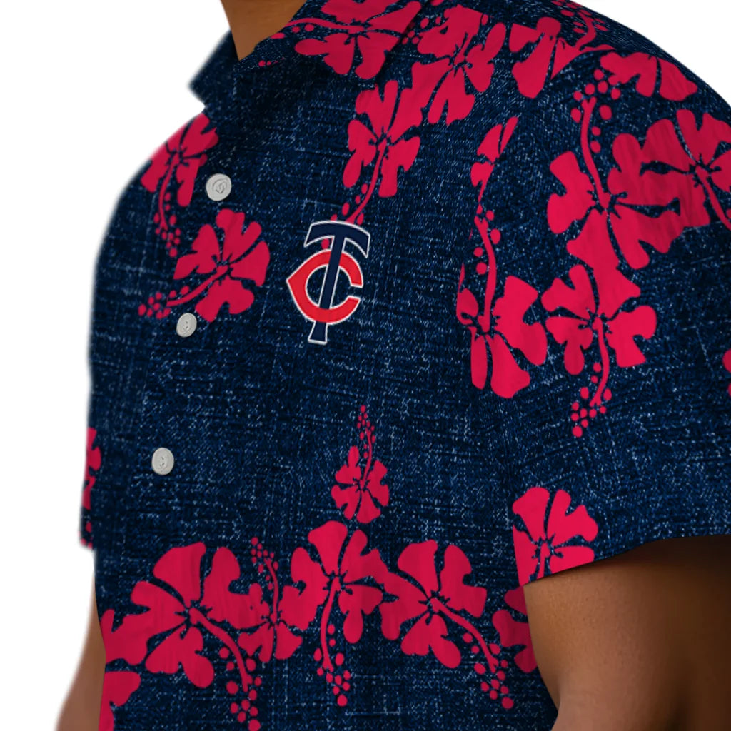 Minnesota Twins Hawaiian Shirt - 50th State Flower | Moonbestprint