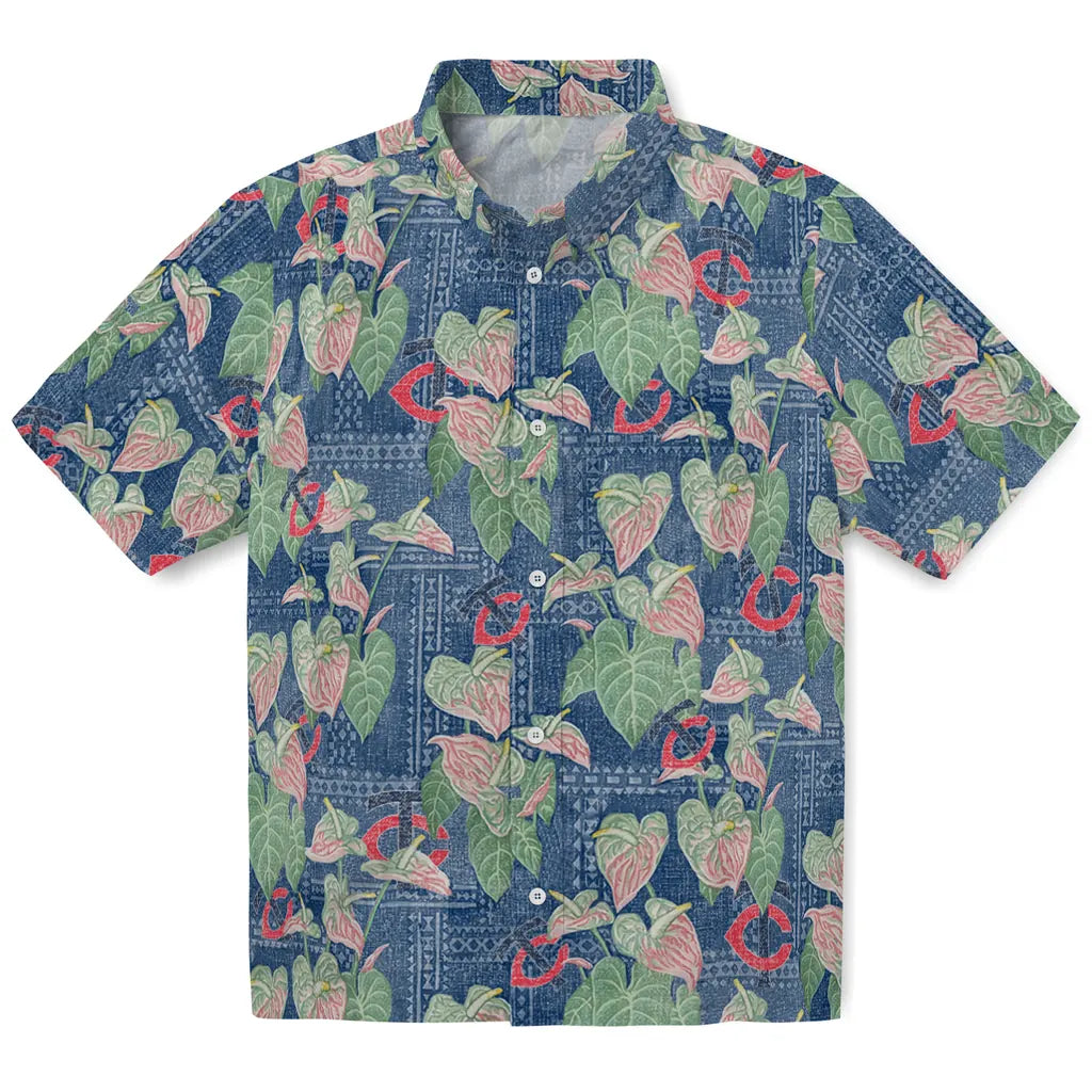 Minnesota Twins Hawaiian Shirt - Anthurium Overlay | Moonbestprint
