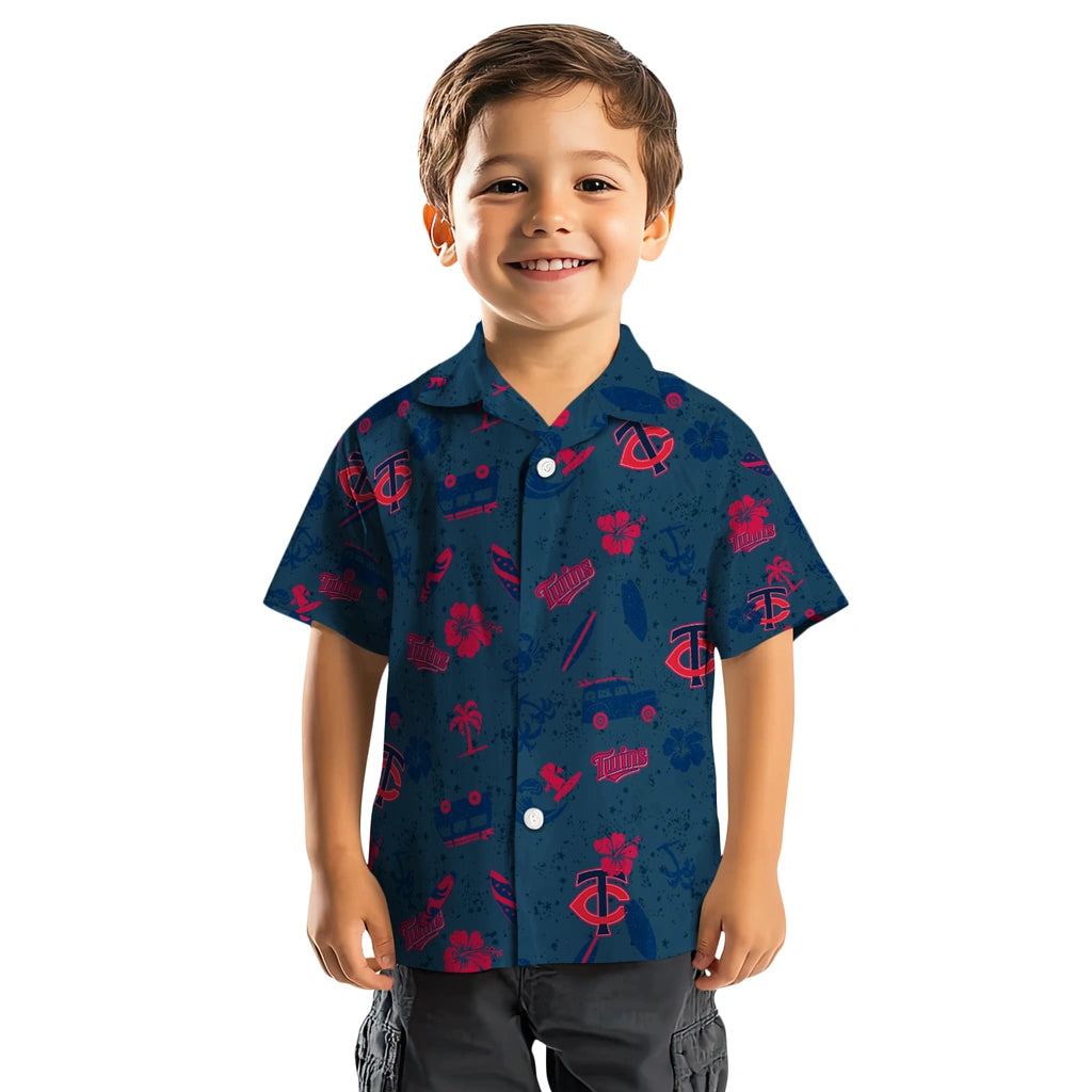 Minnesota Twins Hawaiian Shirt - Beach Vibe | Moonbestprint