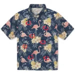 Minnesota Twins Hawaiian Shirt - Flamingo Hibiscus | Moonbestprint