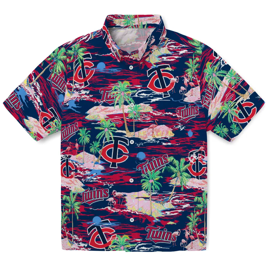 Minnesota Twins Flamingo Retreat 2026 Hawaiian Shirt – Moonbestprint