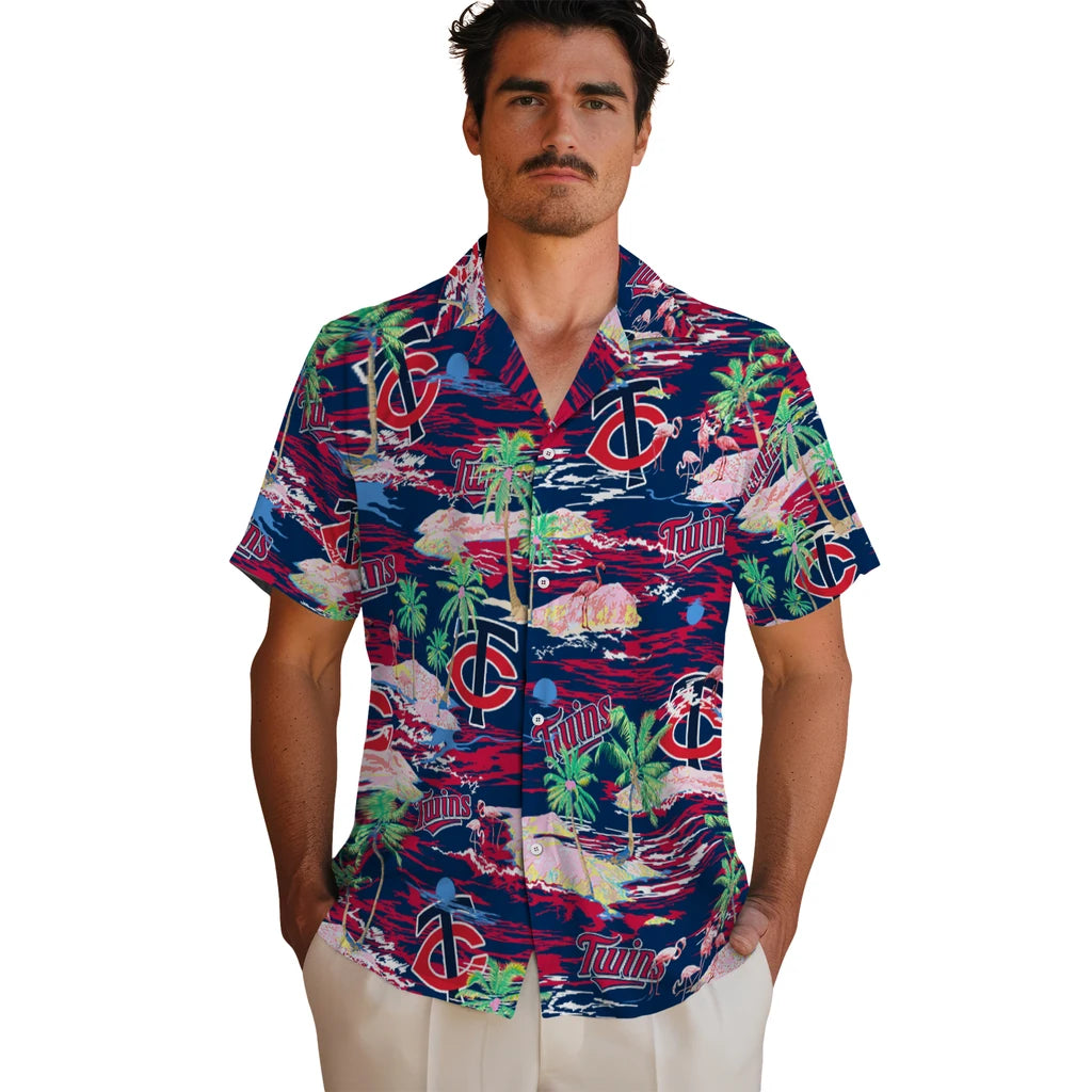 Minnesota Twins Flamingo Retreat 2026 Hawaiian Shirt – Moonbestprint
