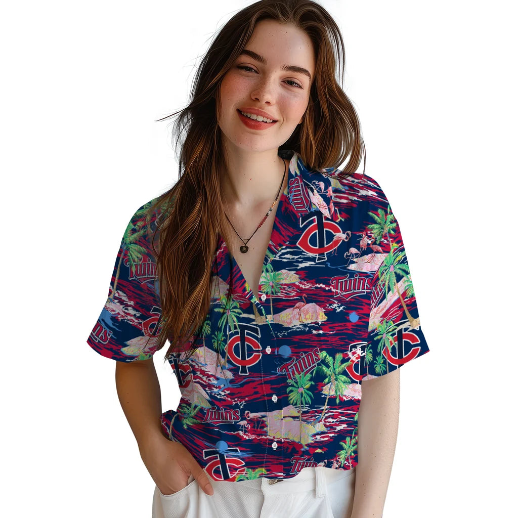Minnesota Twins Flamingo Retreat 2026 Hawaiian Shirt – Moonbestprint