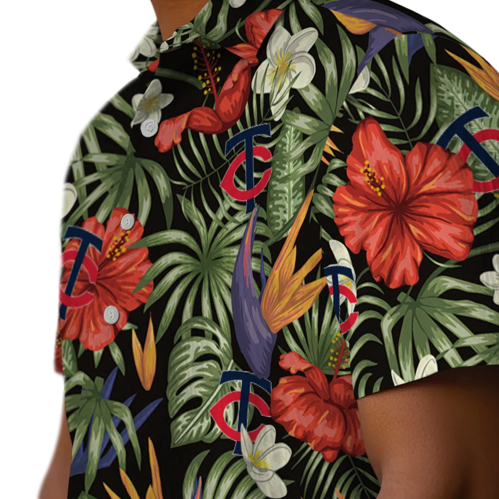 Minnesota Twins Hawaiian Shirt - Hawaii Floral Hibiscus | Moonbestprint