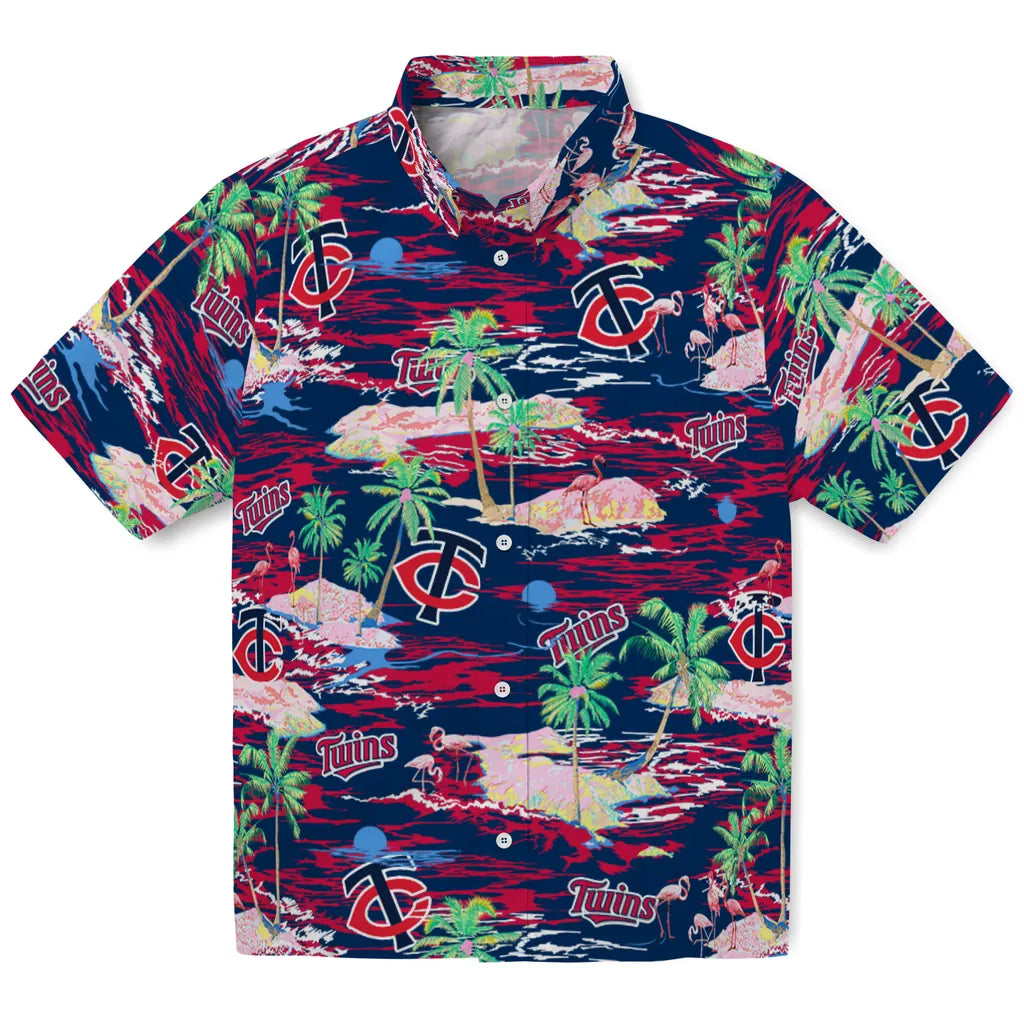 Minnesota Twins Hawaiian Shirt - Hawaii Island | Moonbestprint