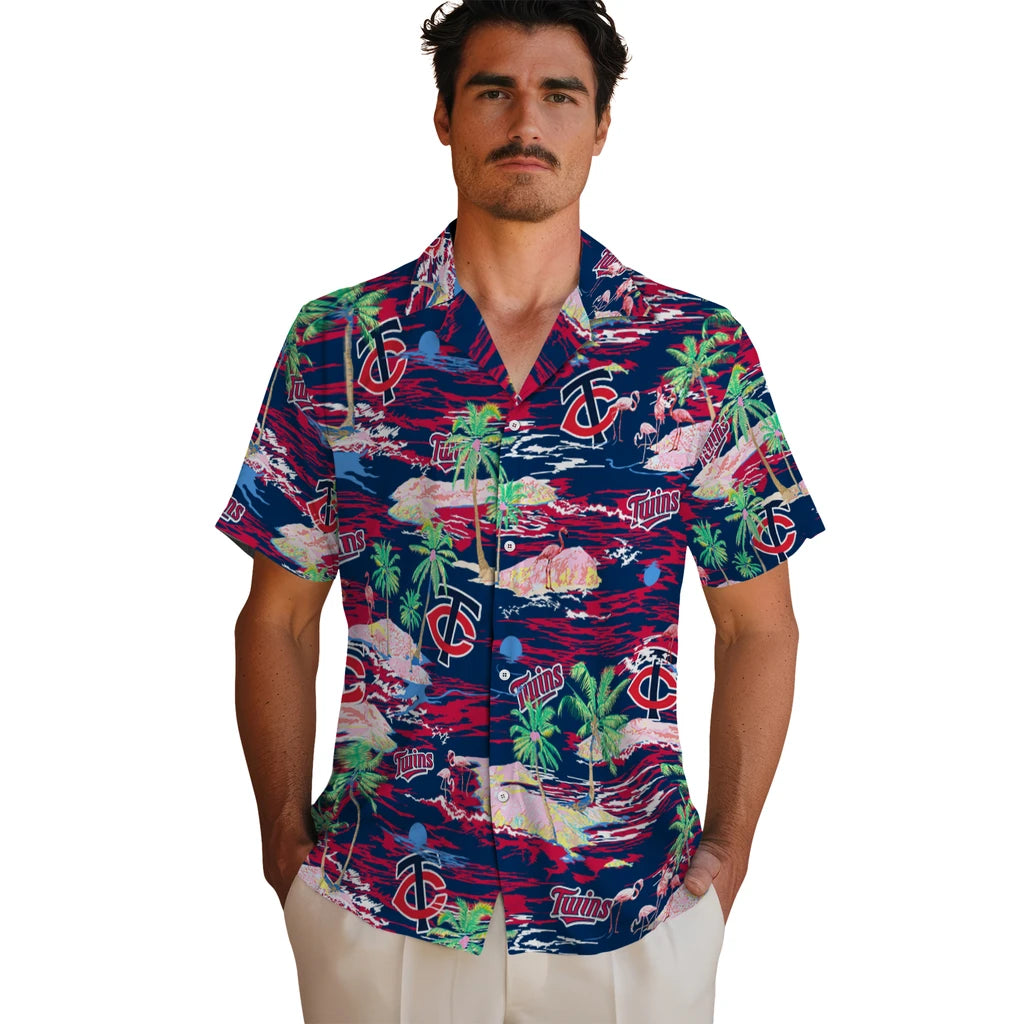 Minnesota Twins Hawaiian Shirt - Hawaii Island | Moonbestprint