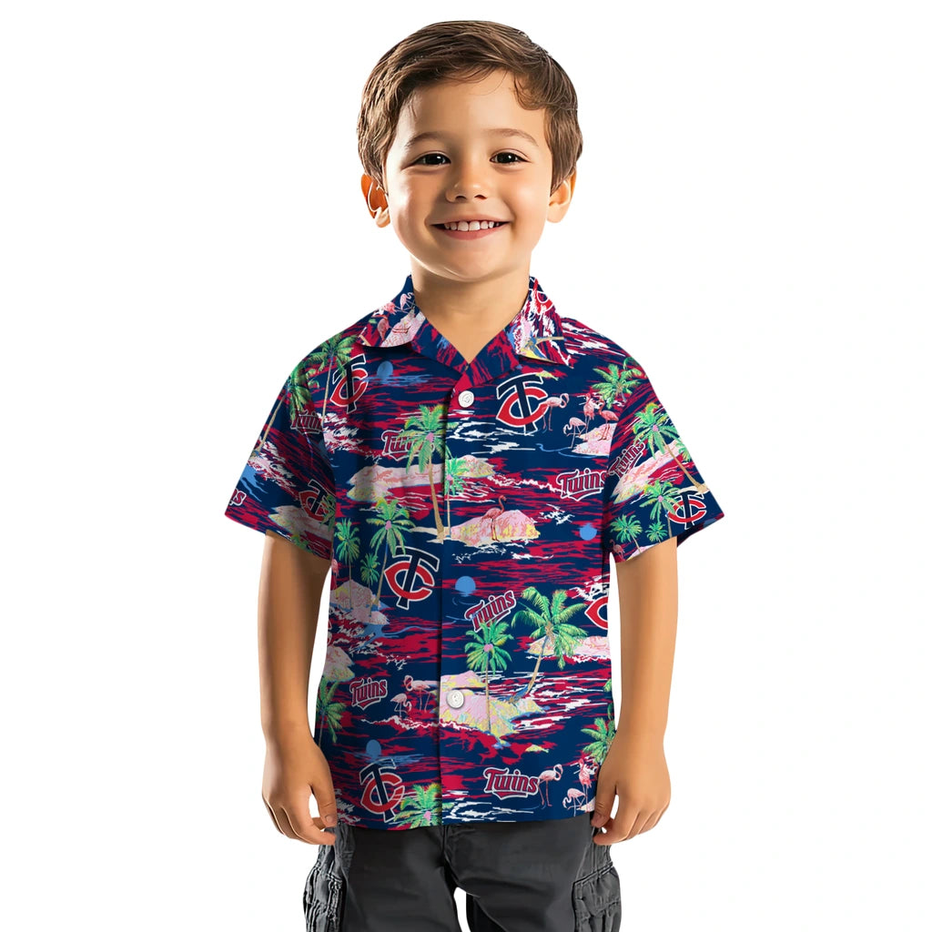Minnesota Twins Hawaiian Shirt - Hawaii Island | Moonbestprint