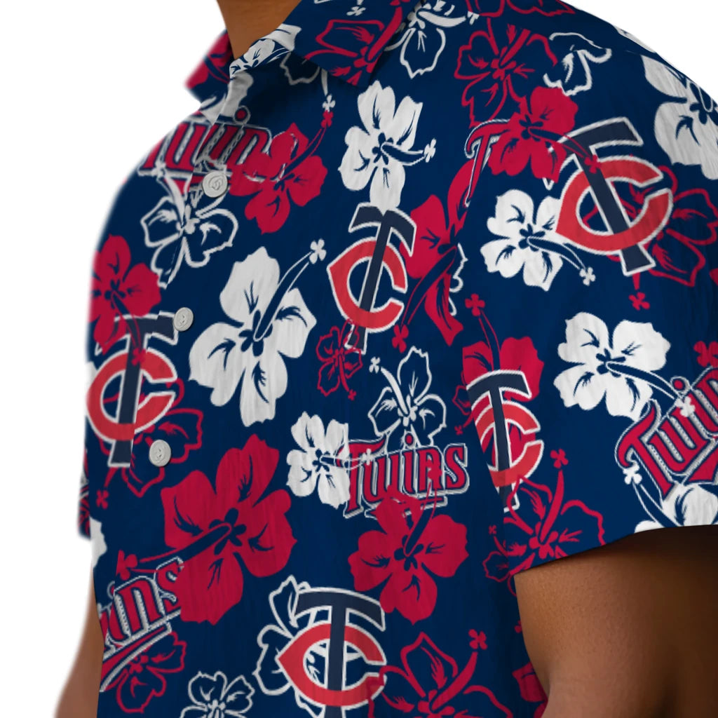 Minnesota Twins Hibiscus Bloom Hawaiian Shirt – Moonbestprint