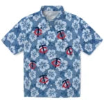 Minnesota Twins Hawaiian Shirt - Hibiscus Cluster | Moonbestprint