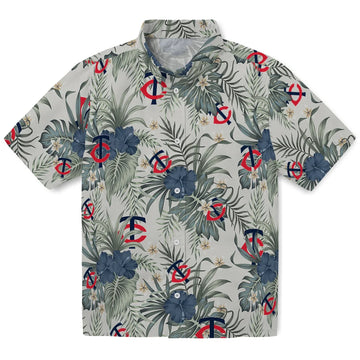 Minnesota Twins Hawaiian Shirt - Hibiscus Designs | Moonbestprint