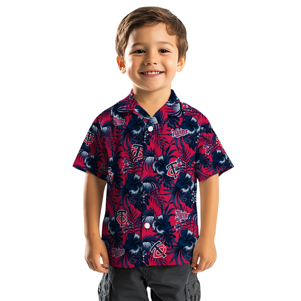 Minnesota Twins Hawaiian Shirt - Hibiscus Exotic | Moonbestprint