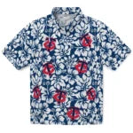 Minnesota Twins Hawaiian Shirt - Hibiscus Motif | Moonbestprint