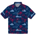 Minnesota Twins Hawaiian Shirt - Palm And Clouds | Moonbestprint