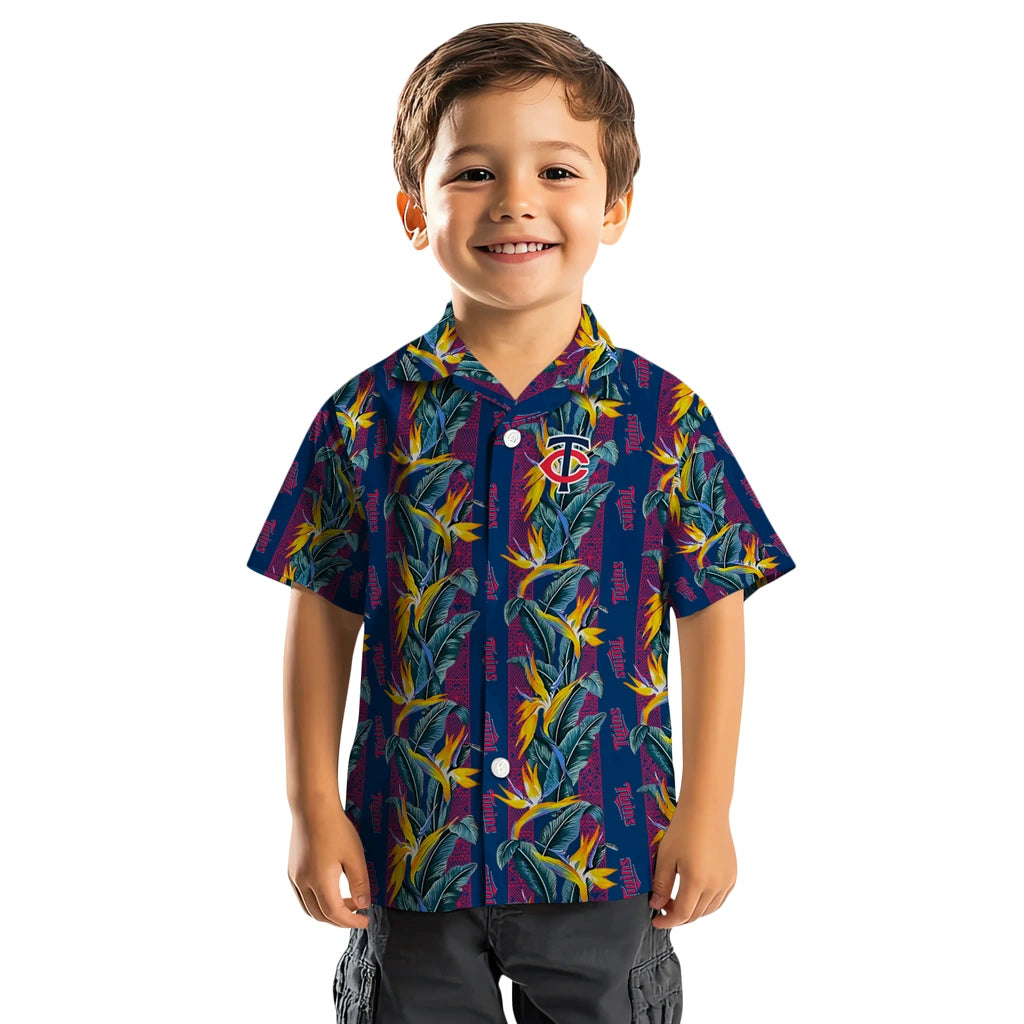 Minnesota Twins Hawaiian Shirt - Paradise Vines | Moonbestprint