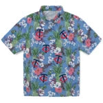 Minnesota Twins Hawaiian Shirt - Pineapple Bouquet | Moonbestprint