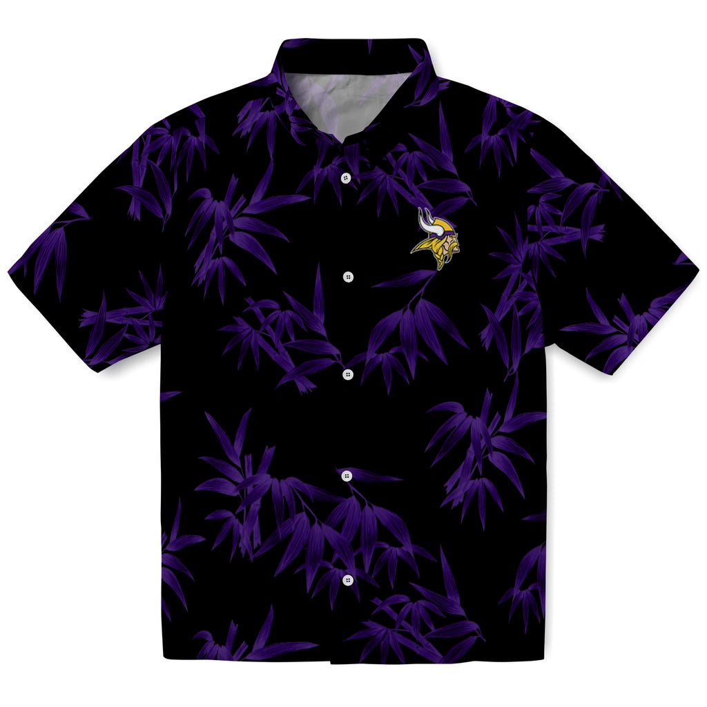 Minnesota Vikings Hawaiian Shirt - Bamboo Branches | Moonbestprint