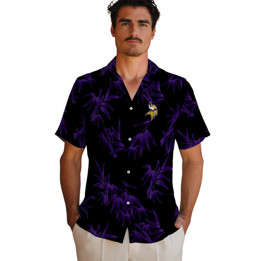 Minnesota Vikings Hawaiian Shirt - Bamboo Branches | Moonbestprint