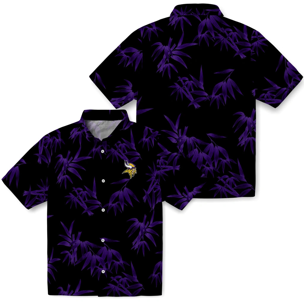 Minnesota Vikings Hawaiian Shirt - Bamboo Branches | Moonbestprint