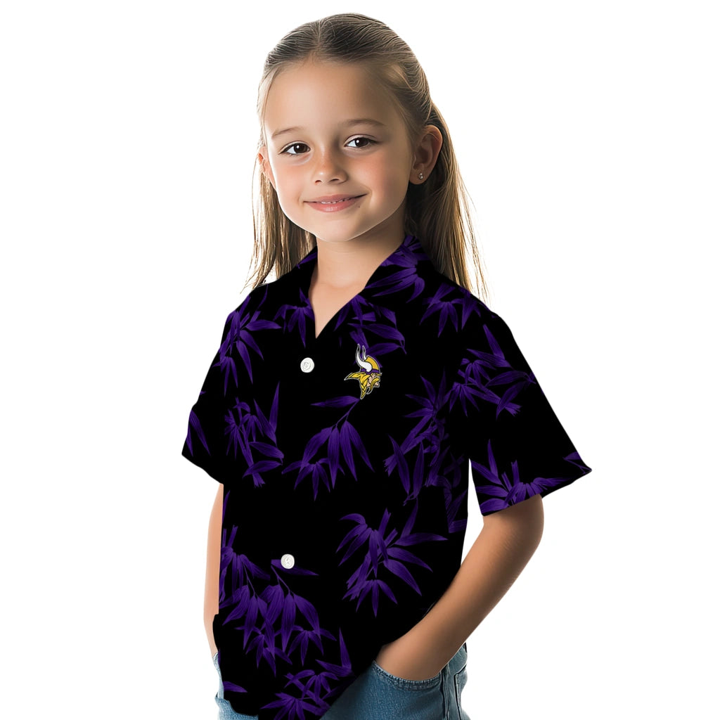 Minnesota Vikings Hawaiian Shirt - Bamboo Branches | Moonbestprint