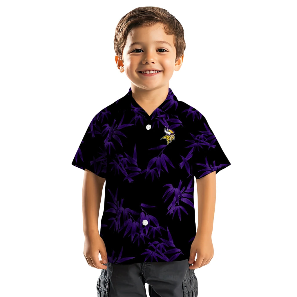 Minnesota Vikings Hawaiian Shirt - Bamboo Branches | Moonbestprint