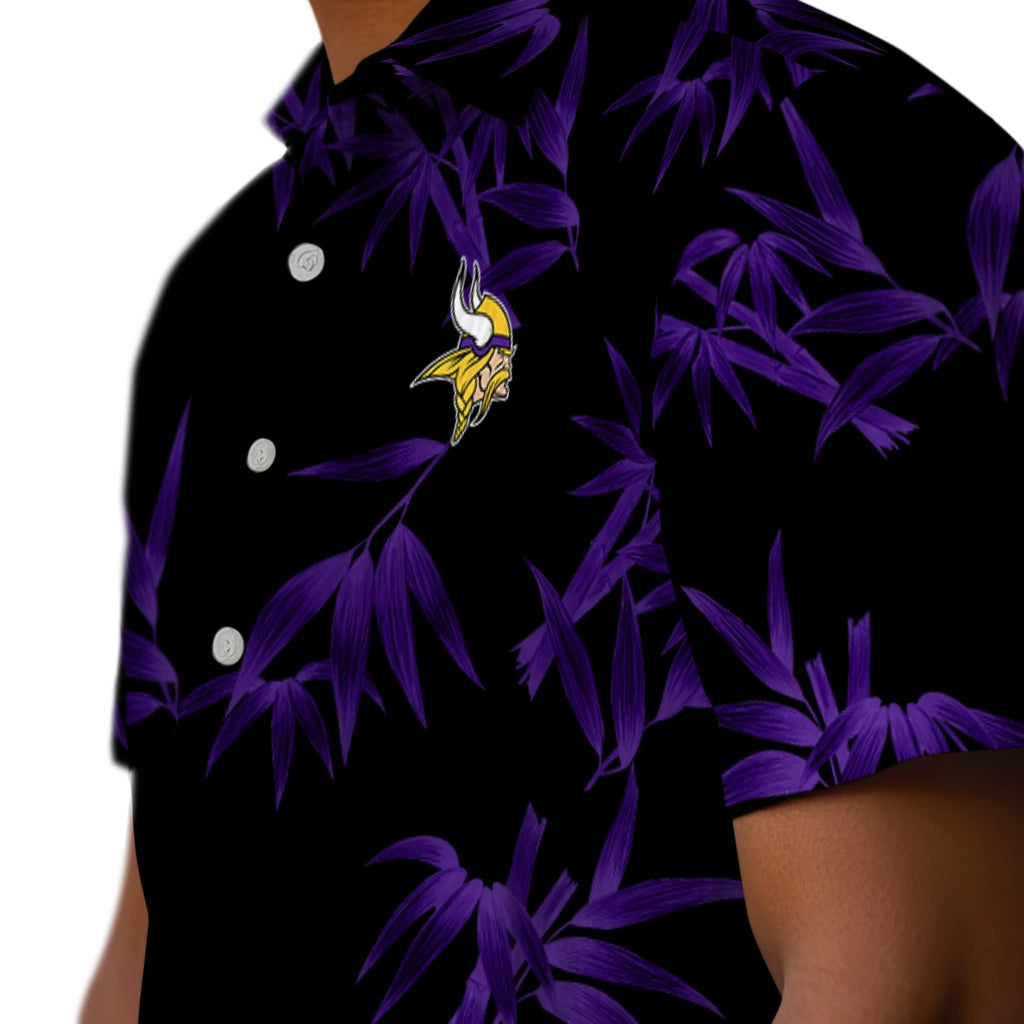 Minnesota Vikings Hawaiian Shirt - Bamboo Branches | Moonbestprint