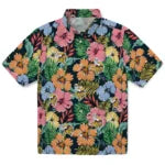 Minnesota Vikings Hawaiian Shirt - Brilliant Hibiscus Garden | Moonbestprint