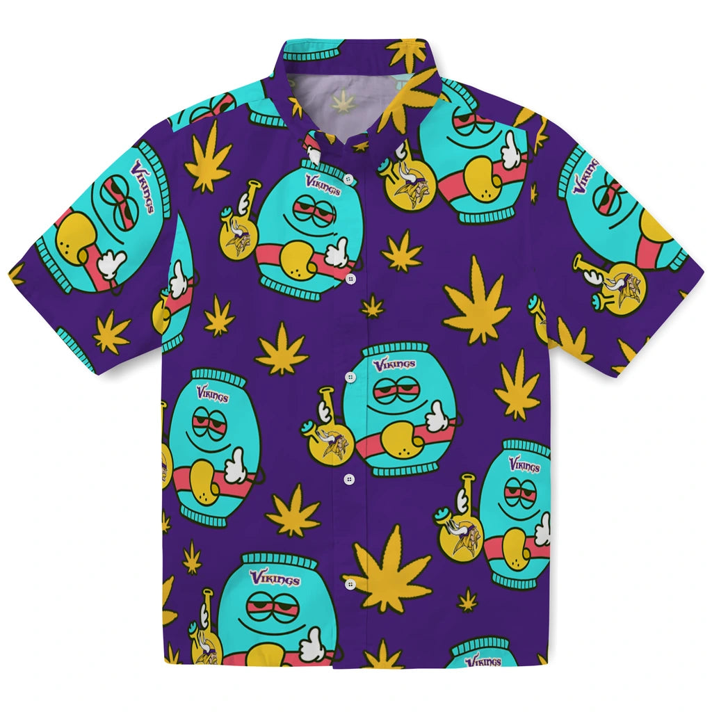 Minnesota Vikings Hawaiian Shirt - Chill Vibe | Moonbestprint