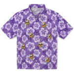 Minnesota Vikings Hawaiian Shirt - Hibiscus Cluster | Moonbestprint