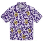 Minnesota Vikings Hawaiian Shirt - Hibiscus Motif | Moonbestprint