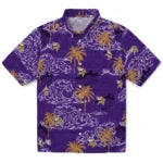 Minnesota Vikings Hawaiian Shirt - Wave Palm | Moonbestprint