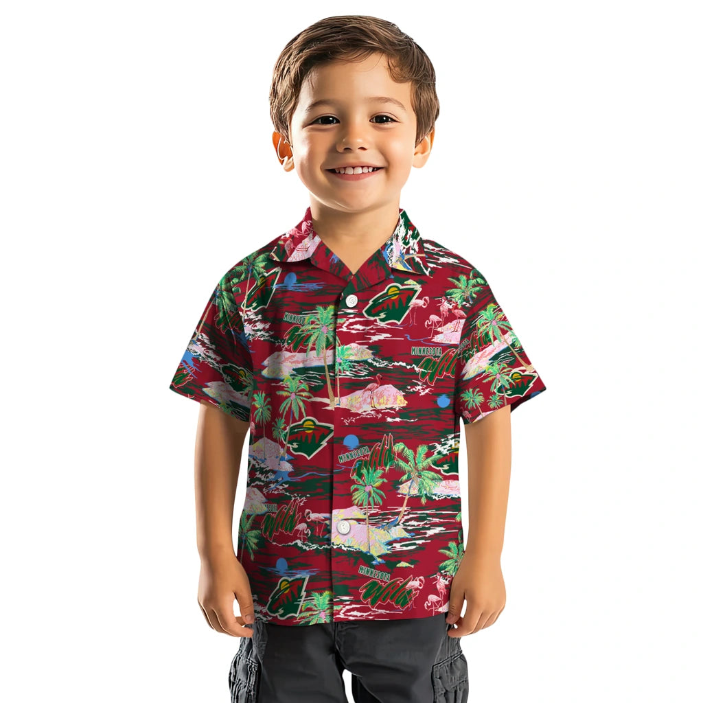 Minnesota Wild Flamingo Retreat 2026 Hawaiian Shirt – Moonbestprint