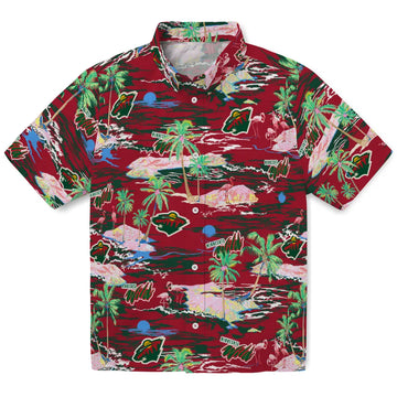 Minnesota Wild Hawaiian Shirt - Hawaii Island | Moonbestprint