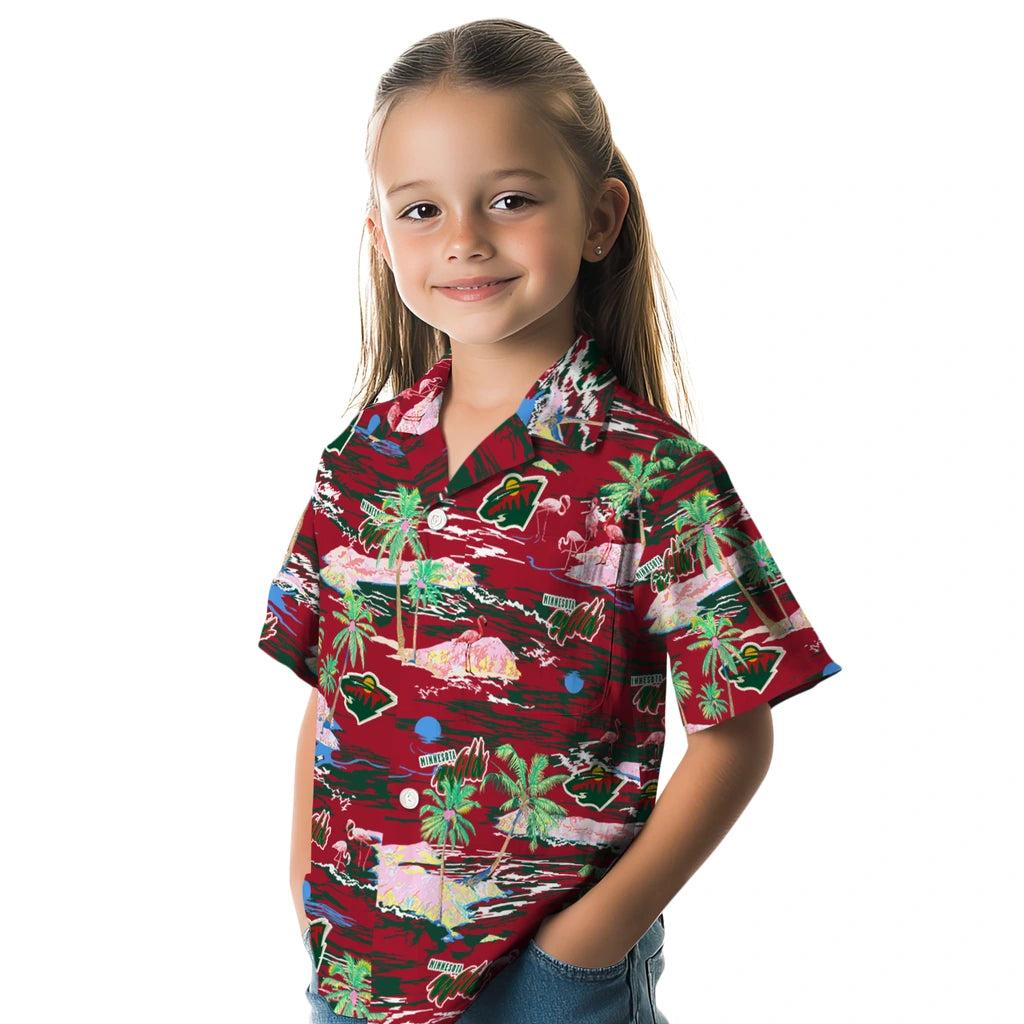 Minnesota Wild Hawaiian Shirt - Hawaii Island | Moonbestprint
