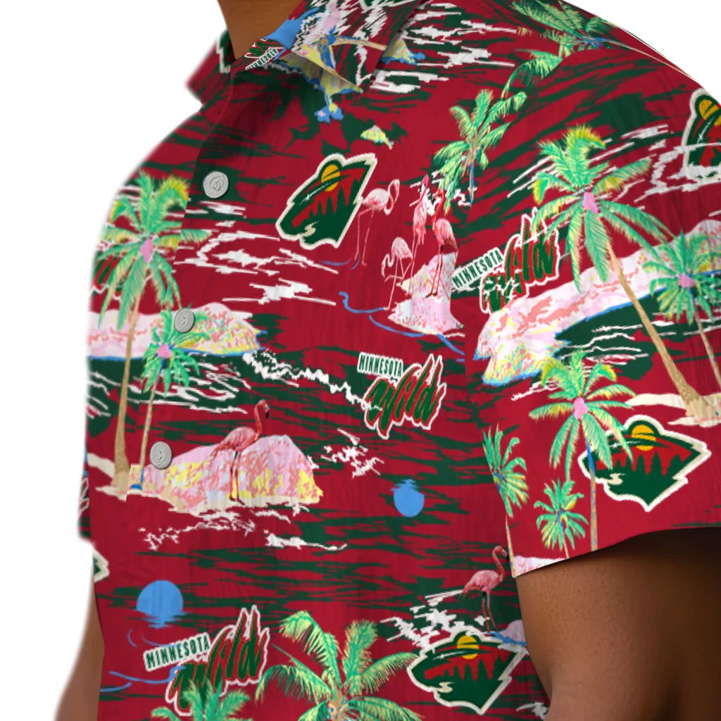 Minnesota Wild Hawaiian Shirt - Hawaii Island | Moonbestprint