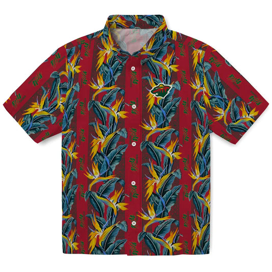 Minnesota Wild Hawaiian Shirt - Paradise Vines | Moonbestprint