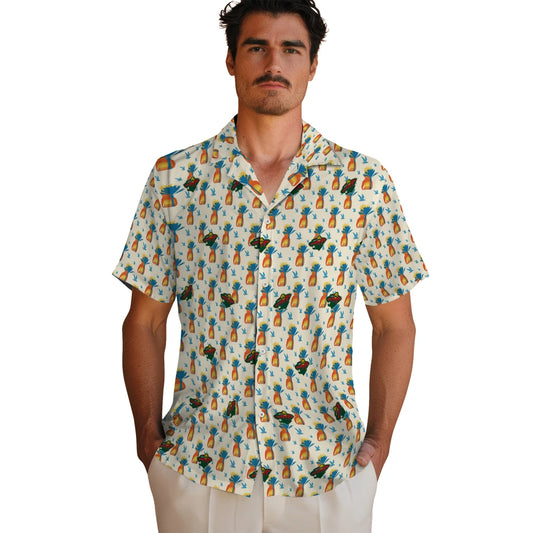 Minnesota Wild Hawaiian Shirt - Pineapple Delight | Moonbestprint