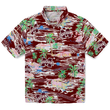 Mississippi State Bulldogs Flamingo Retreat 2026 Hawaiian Shirt – Moonbestprint